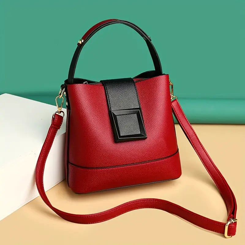 Pebbled Luxe Shoulder Bag