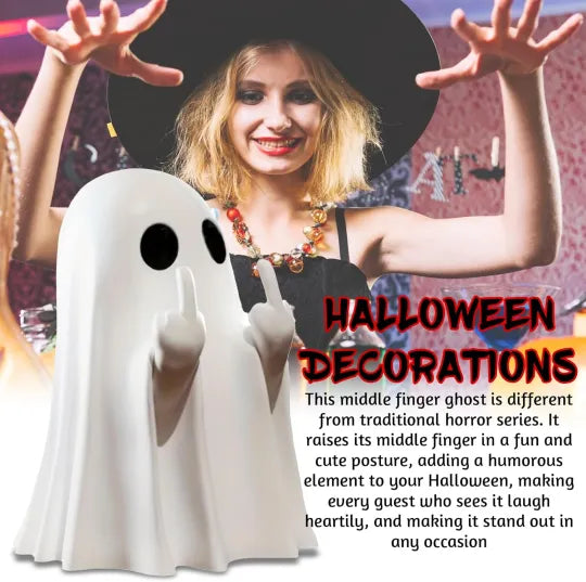🔥Halloween Early Discount 🔥Buy 1 Get 1 Free 🎁Halloween Ghost Figurine - Spooky Resin Ghost Statue
